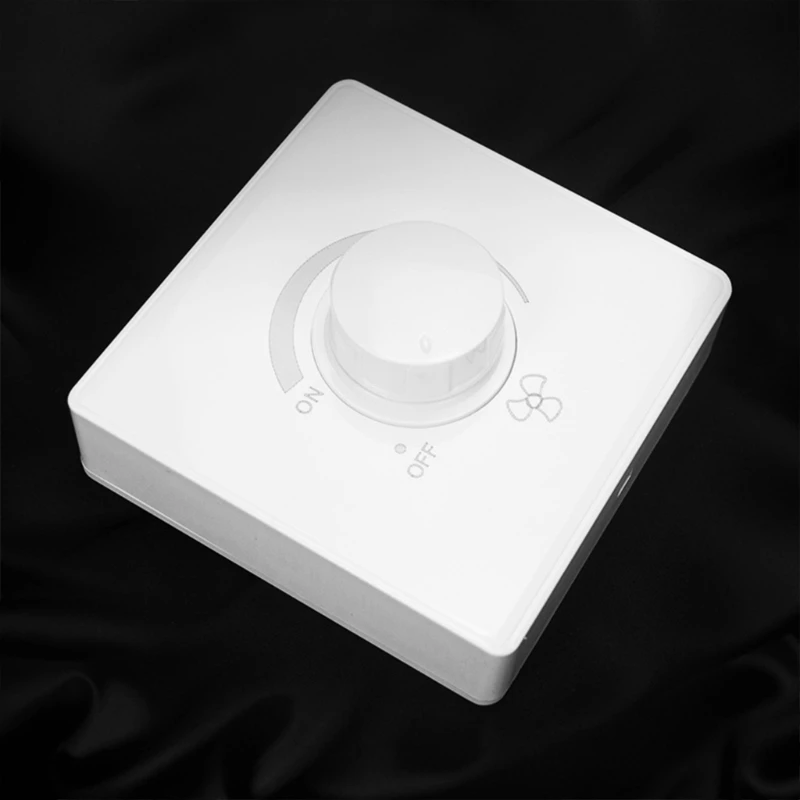 86 Type Ceiling Fan Adjustment Stepless Speed Controller Wall Switch 220V 10A for 15-300W Dimmer A6HB | Бытовая техника