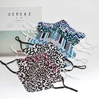 Маска для взрослых женщин, с леопардовым принтом, Пылезащитная, туманная, моющаяся, хлопковая, с ушной петлей