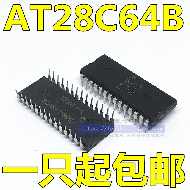 

Free Shipping 10pcs/lot AT28C64B AT28C64 28C64 AT28C64B-15PU AT28C64B-15PC DIP In Stock