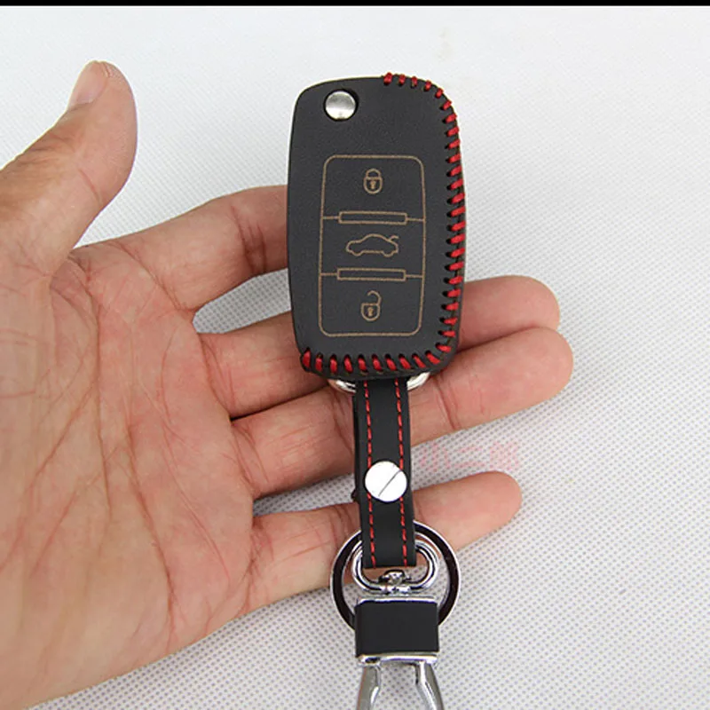 

1pc for SKODA KAMIQ 2018-2020 Key case leather