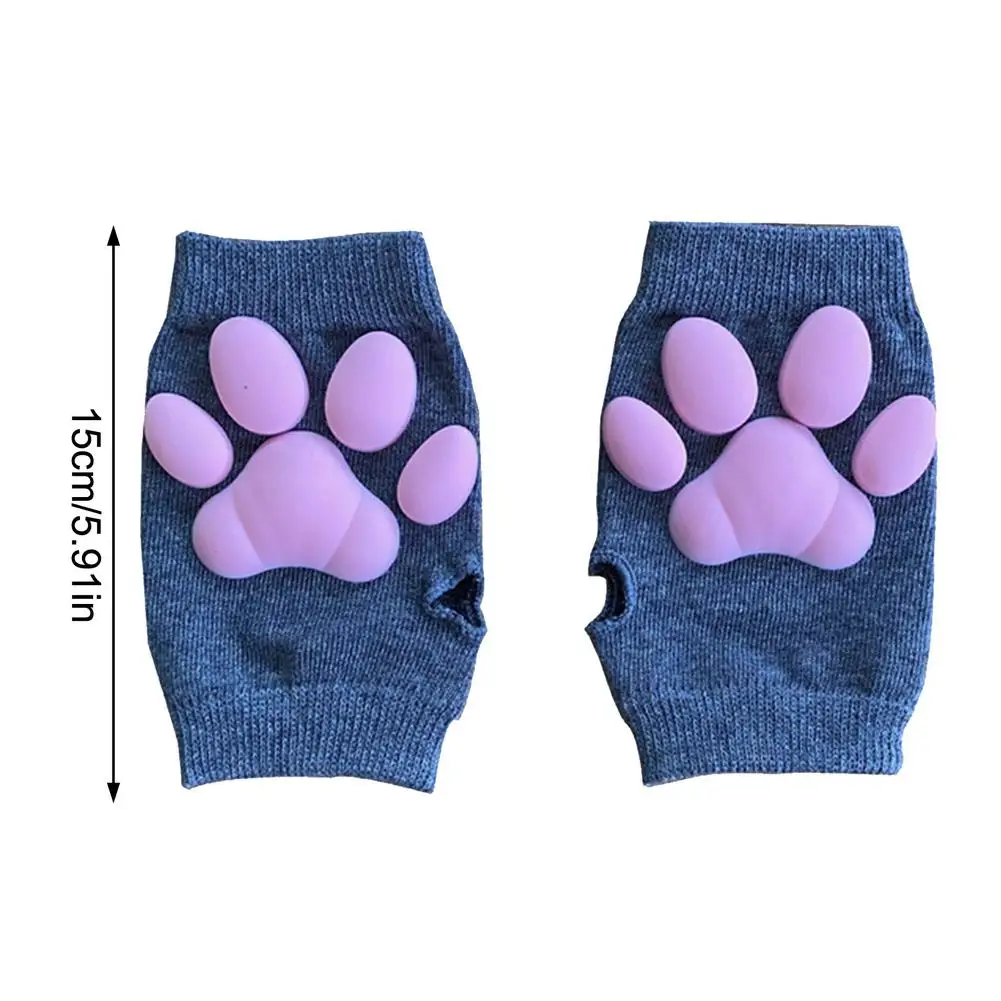 

Cat Claw Pad Gloves 3D Silicone Cat Lolita Cosplay Hand Sleeves Sexy Cute Free Size Daily Leisure 2021
