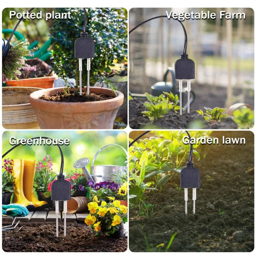 Резистивный датчик влажности почвы детектор с зондом устойчивым к коррозии