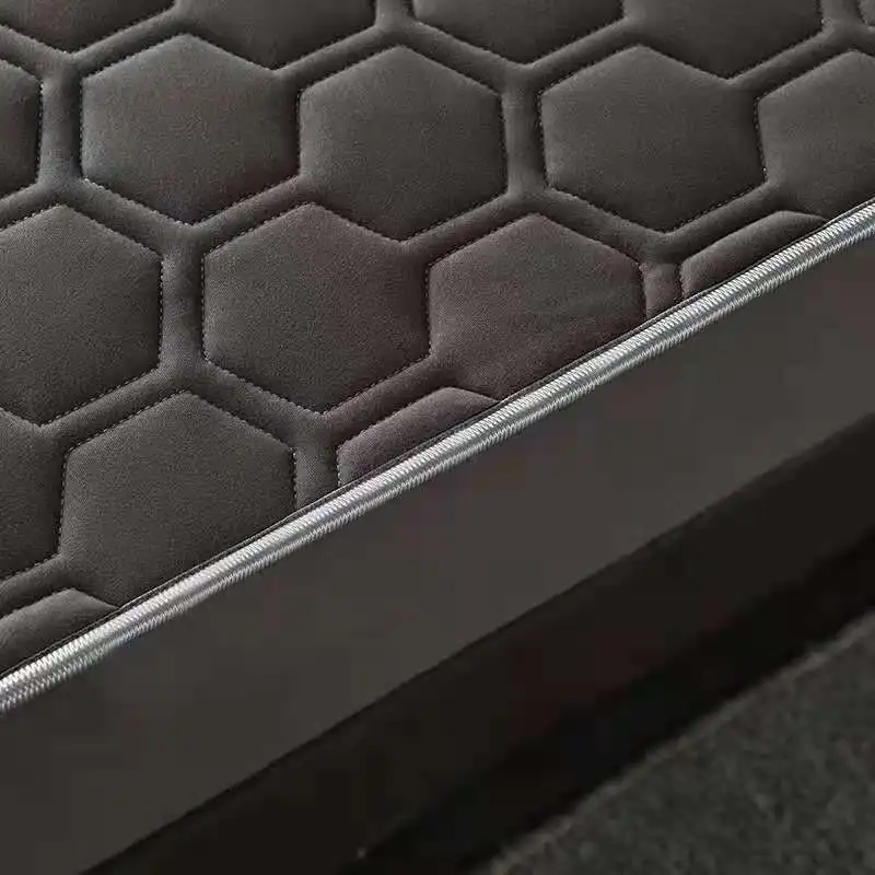 Solid Color Luxury Soft Velvet Latex Quilted Mattress Cover Thicken Short Plush Bed Pad Protector Not Including Pillowcase | Дом и сад