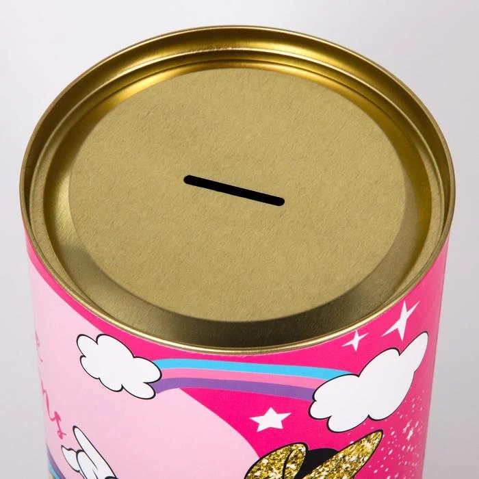 Копилка XXL для приключений, развлечений и лакомств Единорог Минни Маус 7036212. Копилка для монет, домашний декор. Декоративные банки.