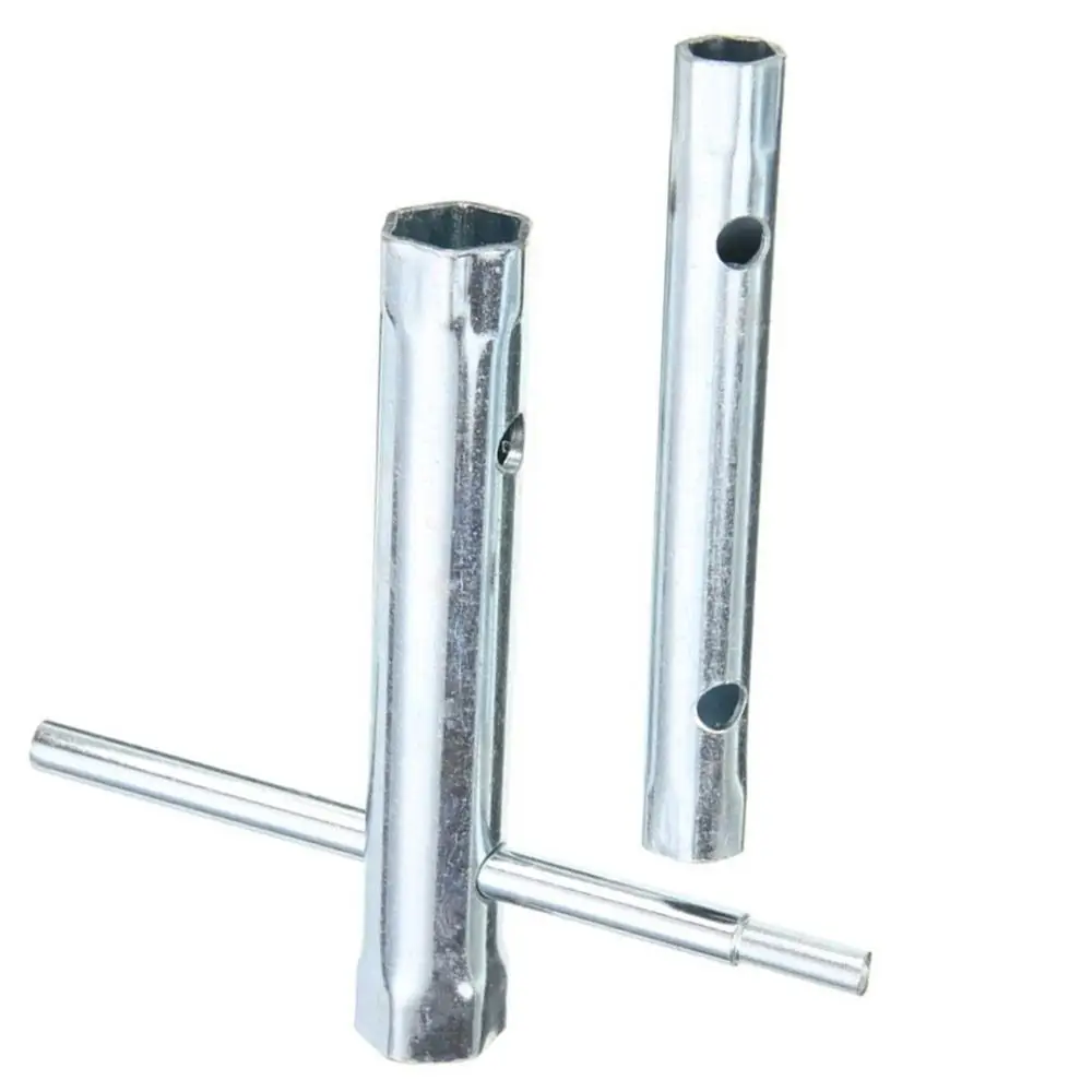 Набор серебристых трубчатых гаечных ключей 6 мм 17 трубный гаечный ключ