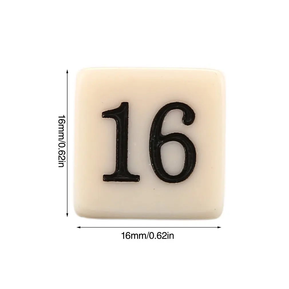 

10Pcs Opaque Six Sided Multiple Dice for TRPG Party Board Game Funny Family Pub Club Dice Game Toys