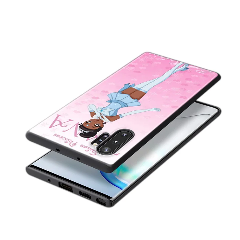 

Disney Animation Cartoon Princess Color Cover For Samsung Galaxy S21 S20 FE Ultra S10 Lite S9 S8 Plus S7 S6 Black Phone Case