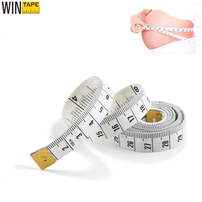 Измерительная лента WINTAPE 150 см/160 дюйма, измерительная линейка для талии, швейная портная рулетка, измерительная лента, сантиметр, сделай сам, измерительная лента для шитья - изображение