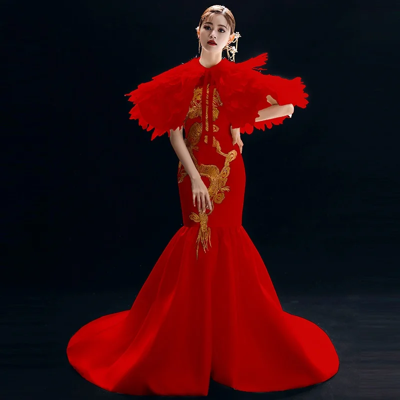 Костюм народного китайского танца для женщин одежда сцены Национальный