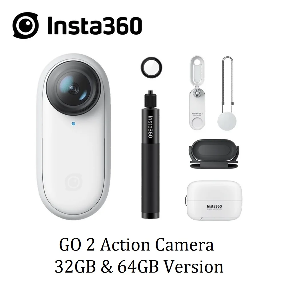 Оригинальная Экшн-камера Insta360 GO 2 32 ГБ 64 версия для Insta 360 Спортивная камера