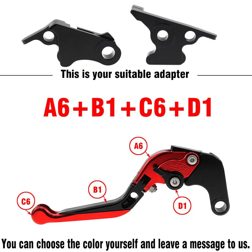 Складные Выдвижные рычаги тормозной муфты с ЧПУ для мотоциклов HONDA CBR500R CBR500 R CBR 500R