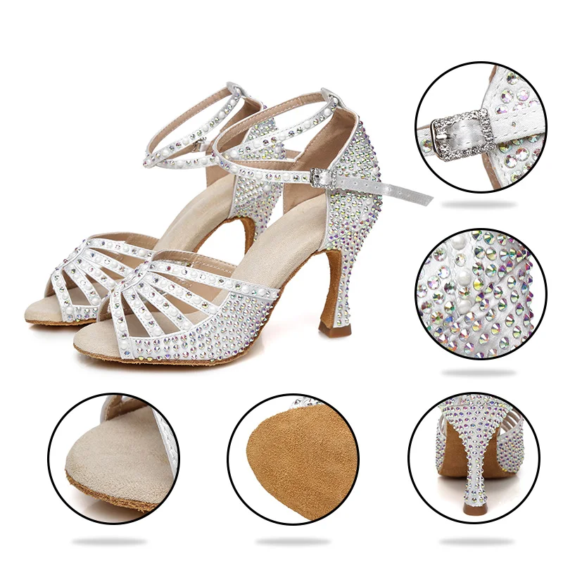 Лидер продаж Обувь для латинских танцев Женская мягкая танцевальная обувь