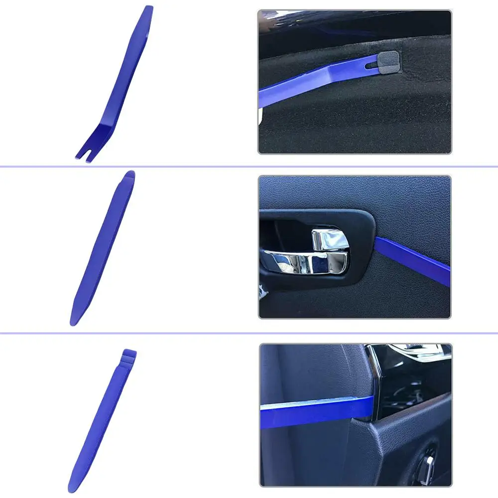 

5PCS Car Trim Removal Tool Kit Set Door Panel Fastener Auto Dashboard Plastic Tools Remover Repair Tool Set