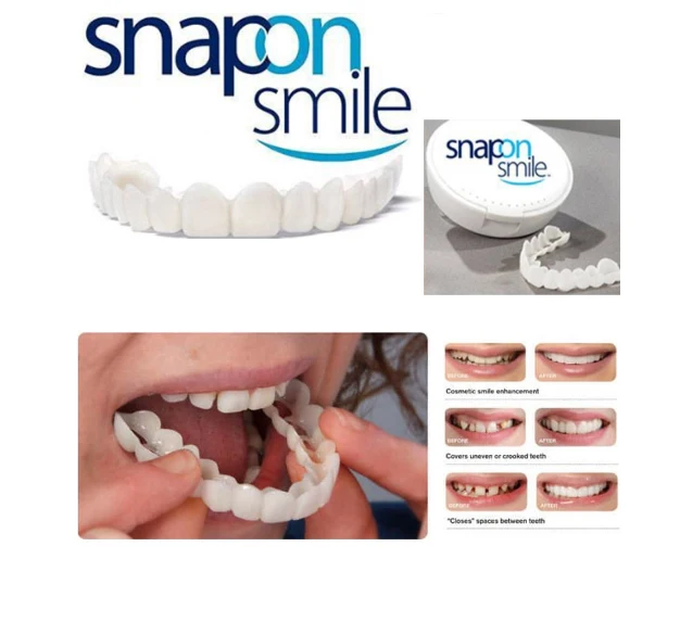 Отбеливающие подтяжки Snapon Smile зубная наклейка | Бытовая техника