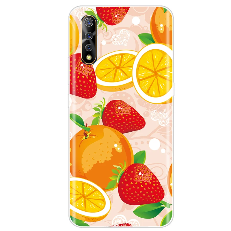 Чехол для Vivo V17 Neo Мягкая силиконовая задняя крышка чехол 1907 v1904 S1 мягкий V 17 Нео