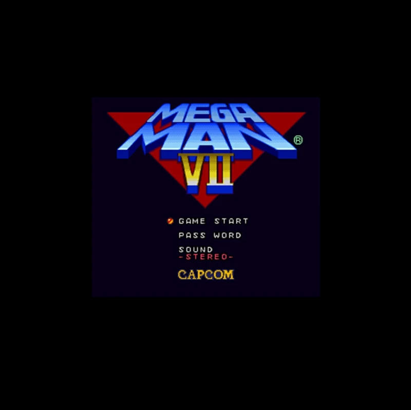 Большая серая игровая карта Mega Man 7 NTSC Версия 16 бит 46 Pin для игроков в США |