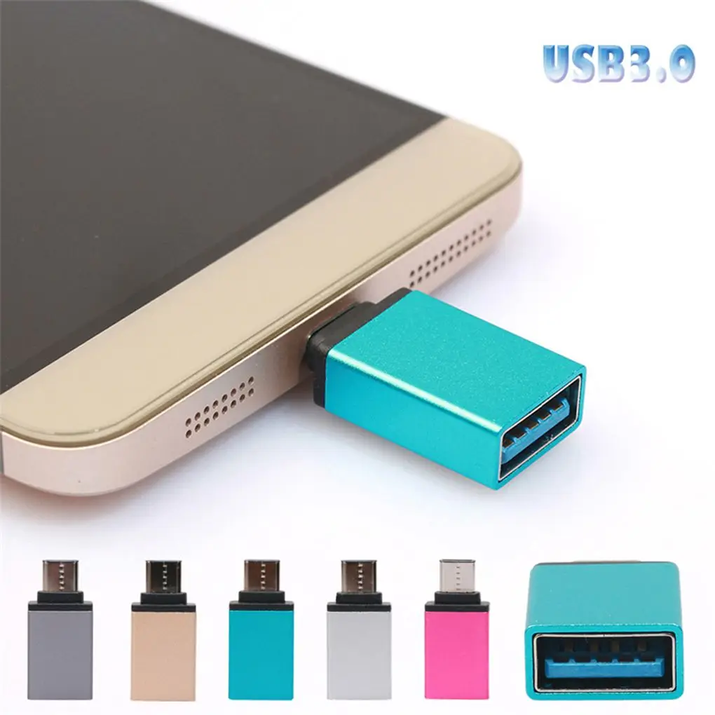 Elenxs USB C type папа к 3 0 Женский OTG мини адаптер для передачи данных конвертер