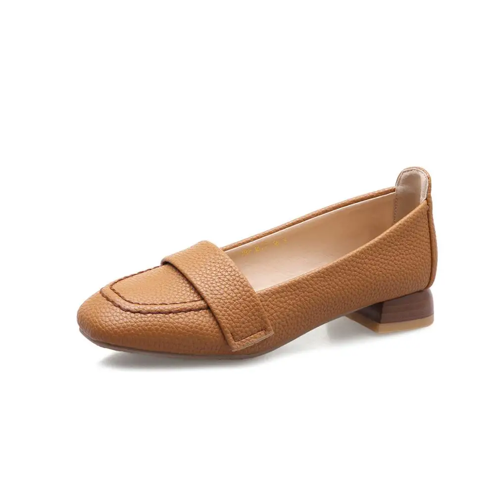 В винтажном стиле С Откидывающейся Крышкой из зернистой зерна Фила женская обувь