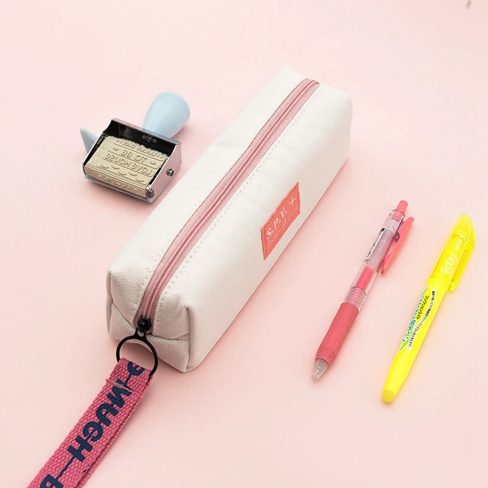 Творческий Карандаш Чехол простой дизайн Стиль застежки молнии сумки подставки