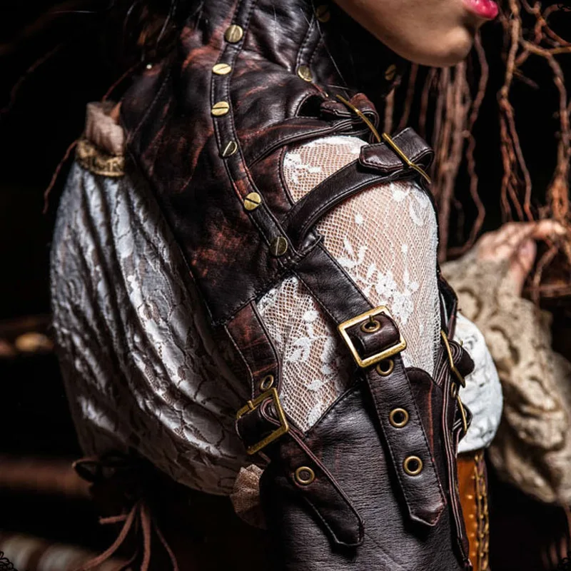 Стимпанк промышленная революция мульти-переменный браслет на предплечье