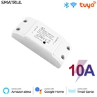 Настенный светильник SMATRUL Tuya, Wi-Fi релейный контроллер, переключатель Smart Life, голосовой таймер, модуль Google Home Alexa 110 В 220 В 10 А