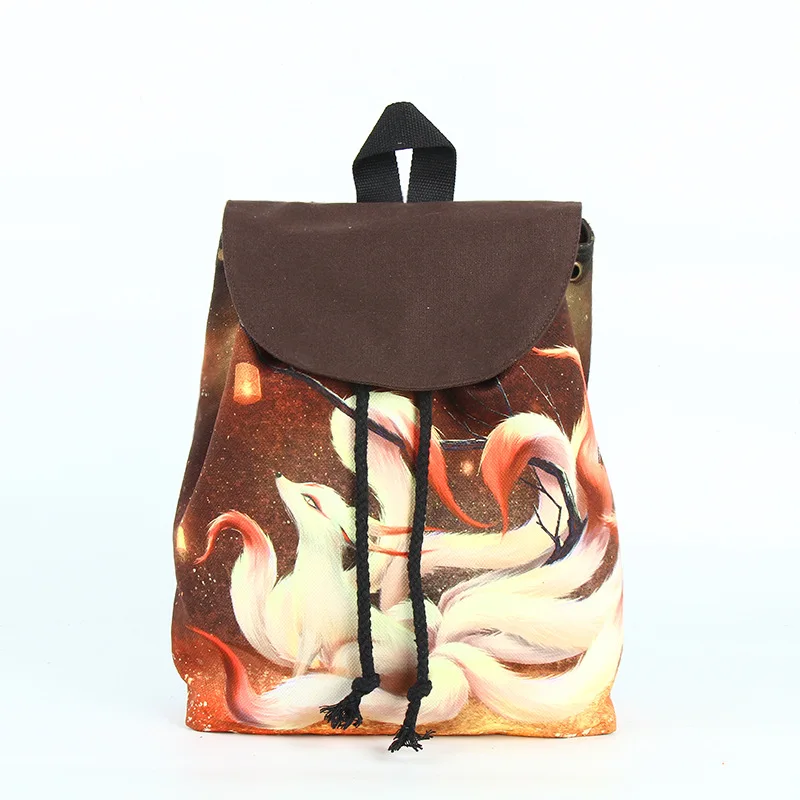 

Children School Bag Canvas Embroidery Cartoon Girls Backpack Female Chinese Style Cloth Sack Kid Book Pouch Bolsa Feminina Bolso