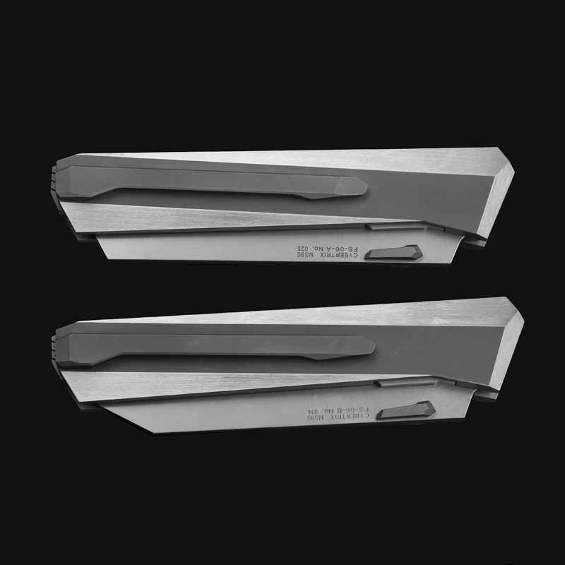 Геометрический складной нож Foreversteel лезвие M390 титановая ручка TC4 Карманный