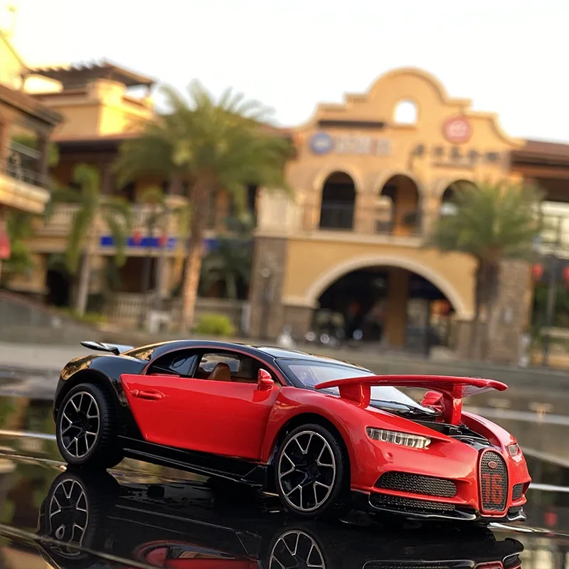 Модель спортивного автомобиля из сплава Бугатти чурон 1:32 литая металлическая