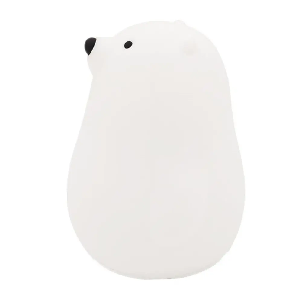 

Cartoon Bear LED Night Light Silicone Touch Sensor Night Lamp Kids Infant Bedroom Desktop Decor Ornaments LED Night Light