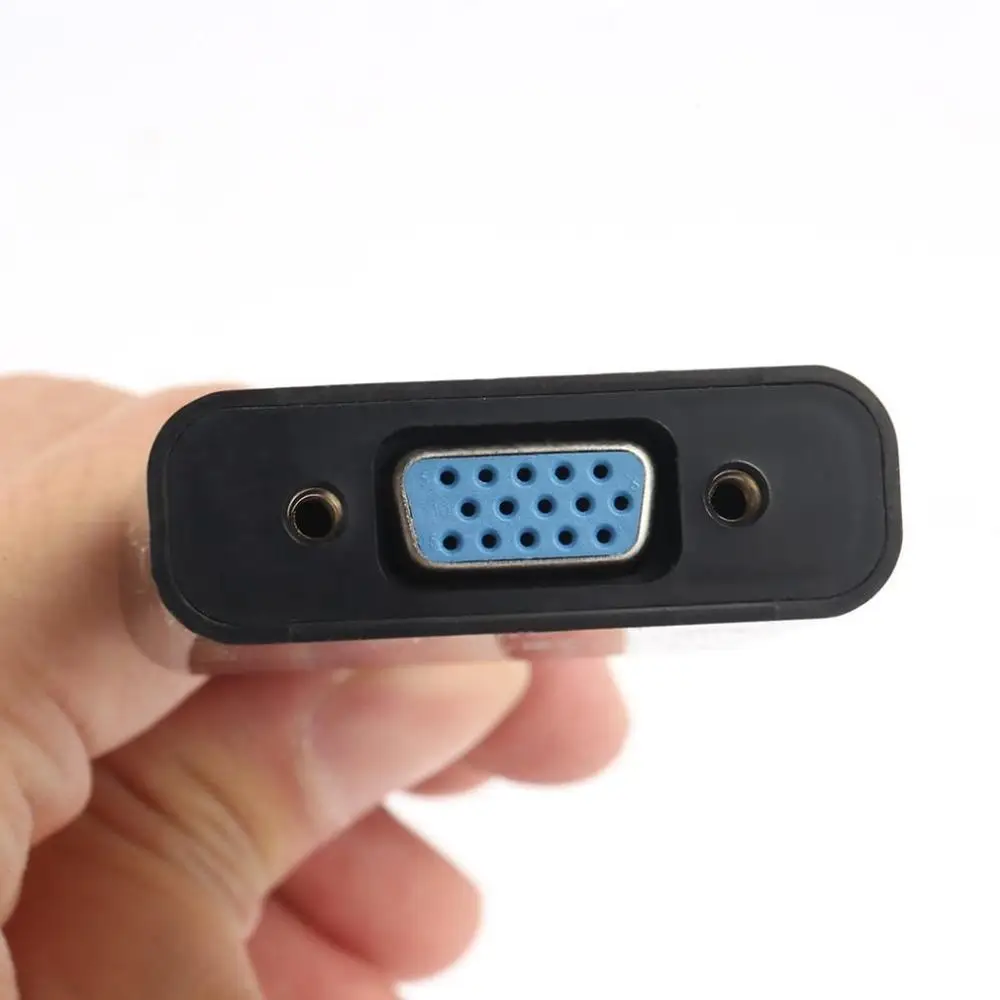 Hdmi к Vga + аудио конвертер Hd компьютерные внешние аксессуары | Электроника