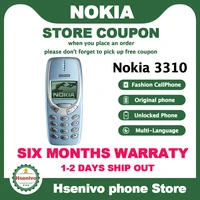 nokia 3310 refurbished original unlocked nokia 3310 cheap phone 2g gsm support russian arabic keyboard mobile phone