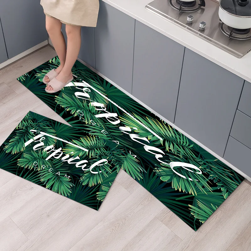 

Домашний декор, кухонный коврик, простой нескользящий прочный напольный ковер, домашний удерживающий ковер, Длинные полосы для гостиной, ко...