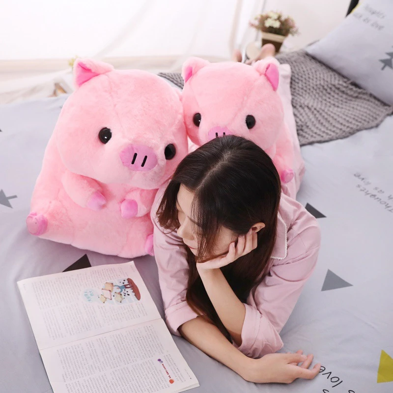 40 см милый подарок Толстая свинка плюшевая игрушка креативный на день рождения