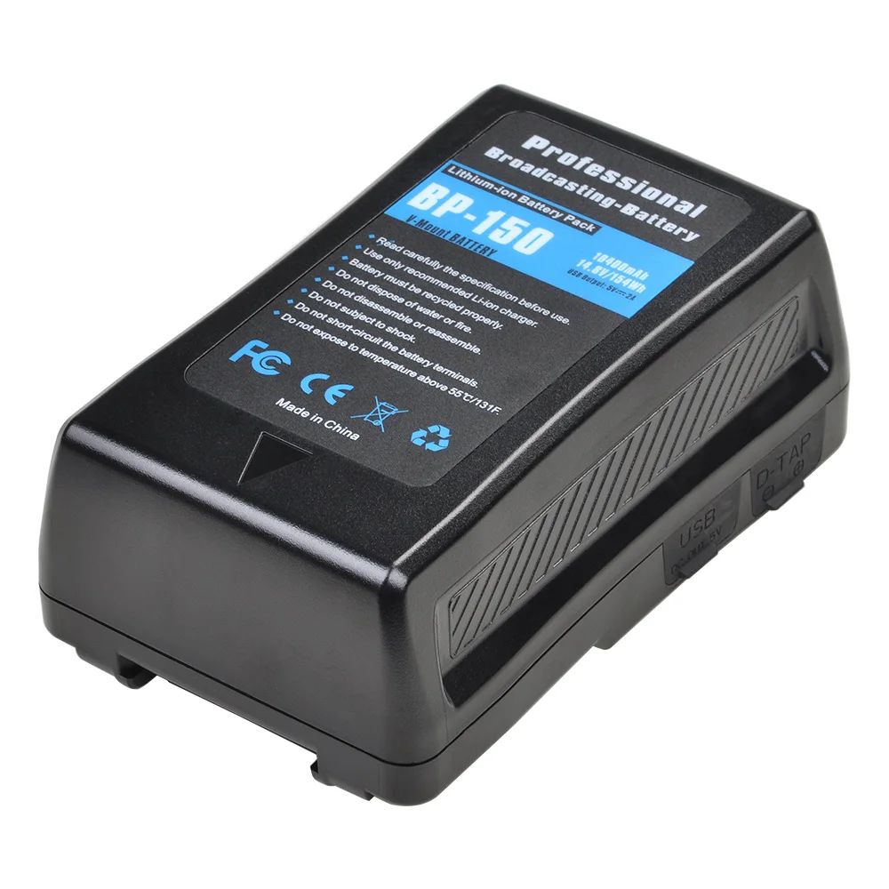 Аккумулятор BP-95 BP-150 BP 95 150 V-Lock для камеры Sony светодиодной лампы фотосъемки батареи