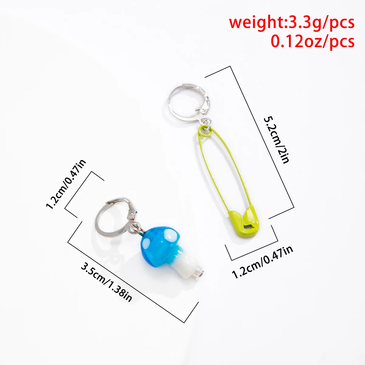 

2021 Trend New Alloy Mushroom Long Pendant Earrings Quality Drop Earrings For Girls Women Children Birthday Gift Lovely Jewelry