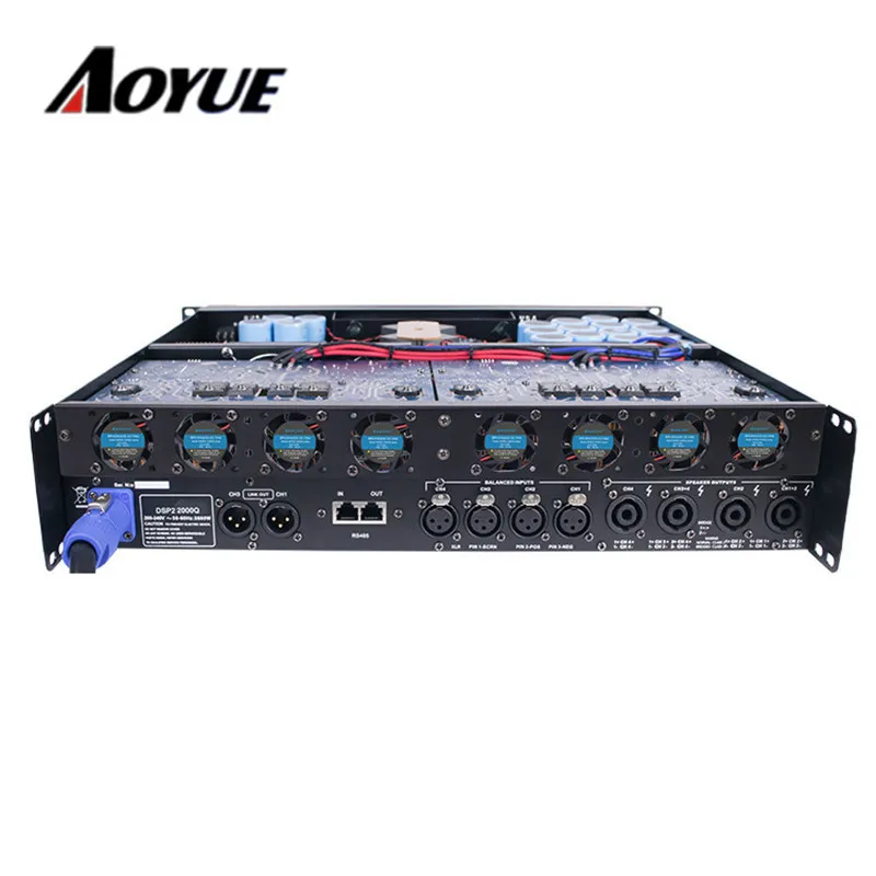 FREE cable& software 10000 watt DSP power amplifier