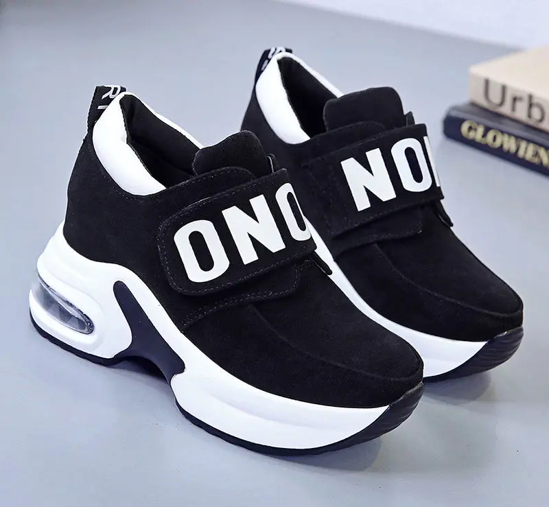 

Platform Wedge Sneakers Ladies Shoes Sneaker Casual Shoes Trainers Women Female Shoes Black Red Sneakers Women Tenis Feminino