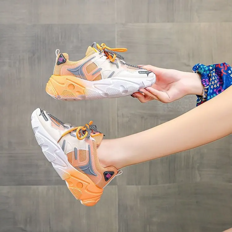 

New Women's Dad Shoes Mesh Breathable Casual Shoes Sports Women's Shoes