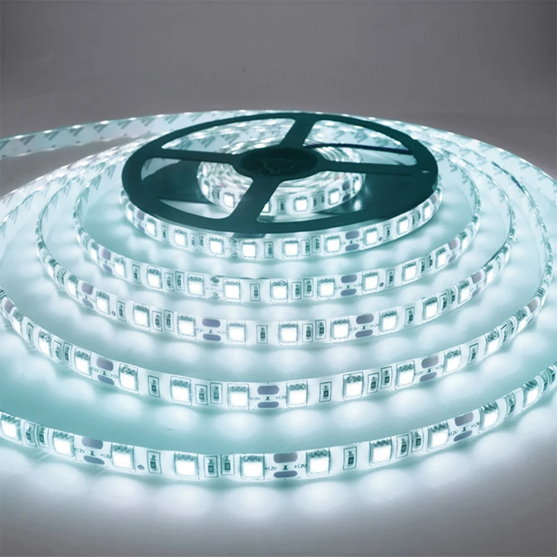 Светодиодная лента 5050 DC12V 60 светодиодов/м гибкая светодиодная RGB RGBW 300 светодиодов