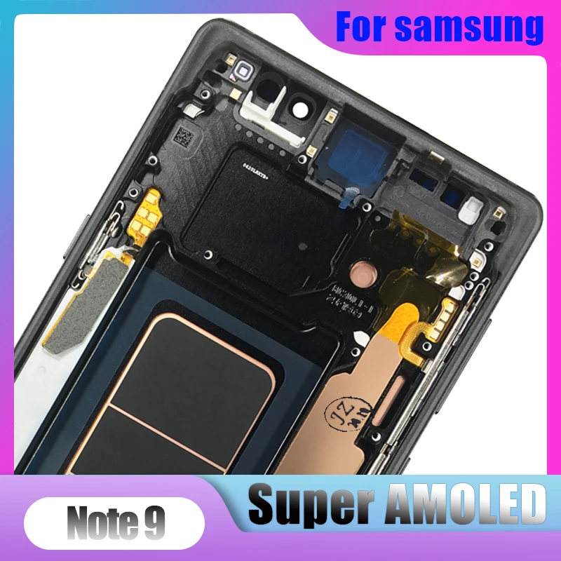 ЖК дисплей Super AMOLED для Samsung Galaxy NOTE 9 N960D N960F сенсорный экран 6 4 дюйма сменные детали с