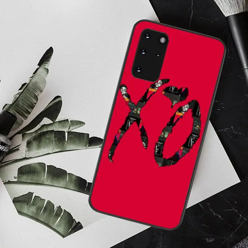 Мягкий чехол для телефона PENGHUWAN The Weeknd xo с индивидуальным фото Samsung S20 plus Ultra S6 S7 edge S8