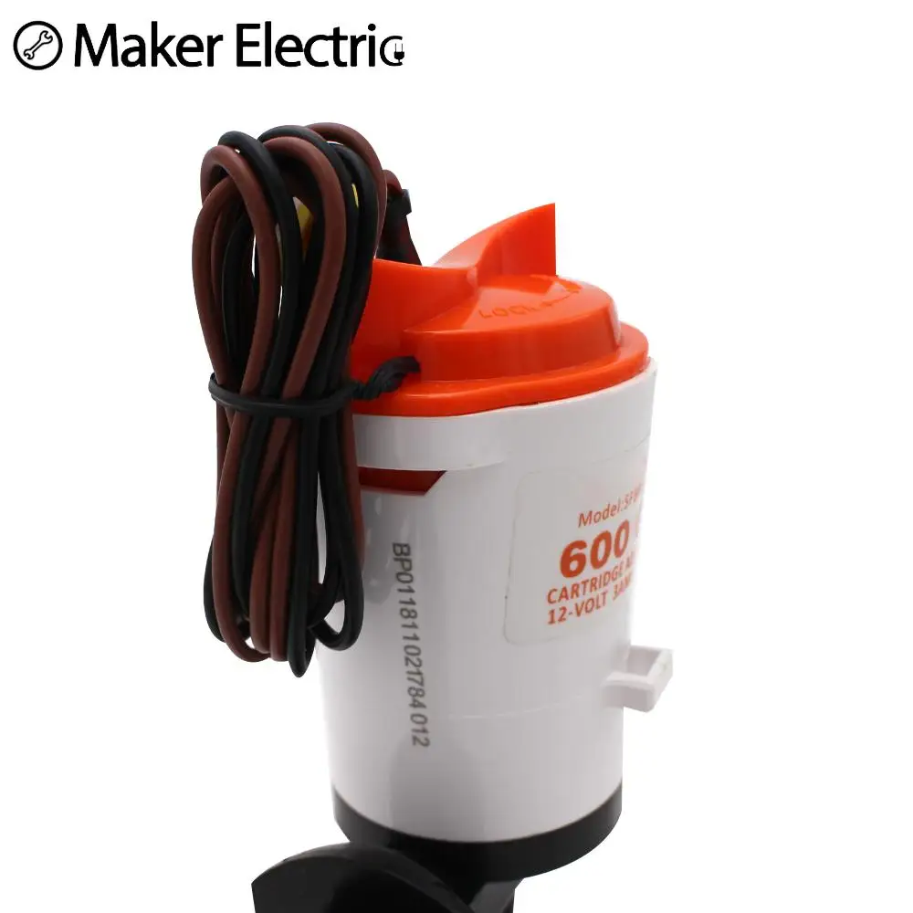 600gph MKBP1-G600-05 3/" 12 v mayfair сахара КИТ Трюмная помпа