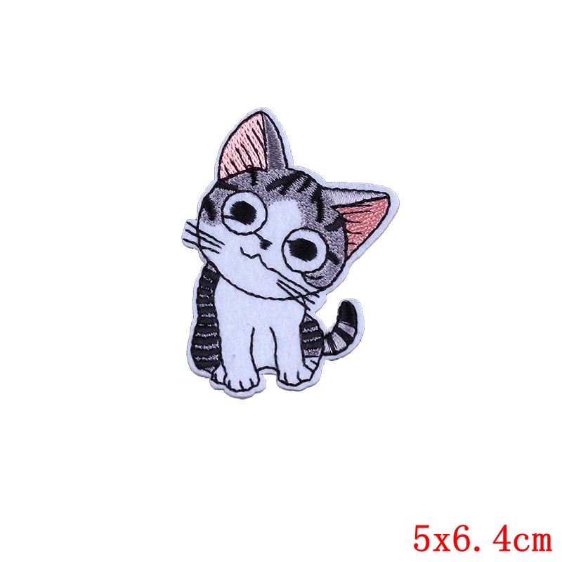 Нашивки в виде героев мультфильмов/животных, Король Лев, вышитые нашивки для одежды, железные нашивки на одежду для шитья/нашивки в виде кота, аксессуары для стикеров «сделай сам»