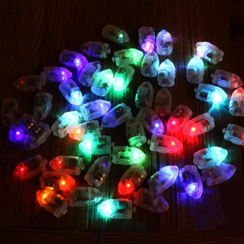 

50pcs Lottery High Bright Balloon LED Flash Balloon Lamp mini night Lamp Birthday Paper Flashlight Balloon Decoration dropship