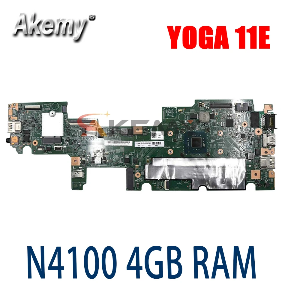 

Материнская плата 02DC242 для ноутбука LENOVO Thinkpad YOGA 11E Celeron N4100, материнская плата 17833-1M 448.0DA06.001M SR3S0 DDR3, материнская плата для ноутбука