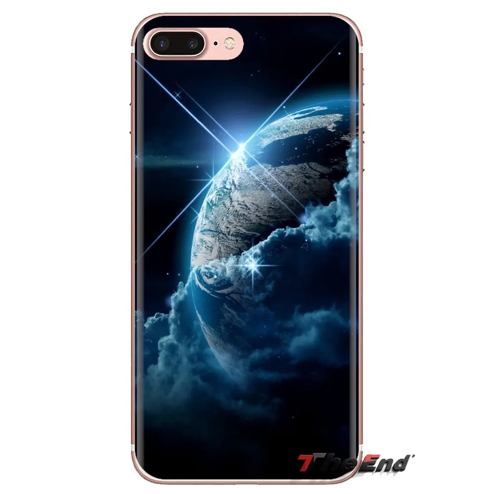 Космический свет мягкий прозрачный просвечивающийся чехол Чехлы для huawei Honor 7X V10