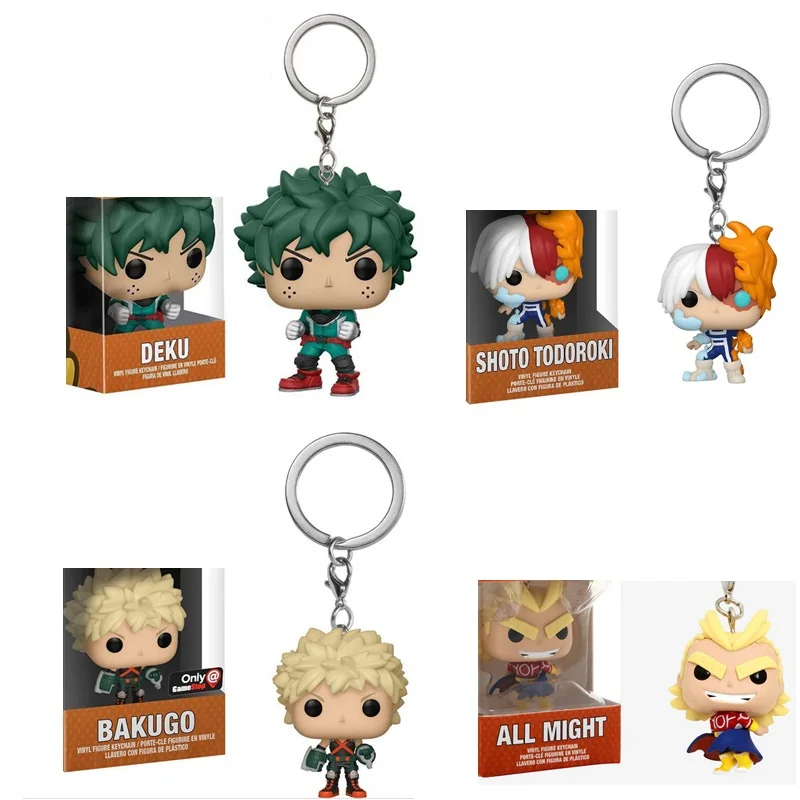 Игрушка брелок Funko японская моя геройская академия Deku фигурки бакуго из ПВХ экшн