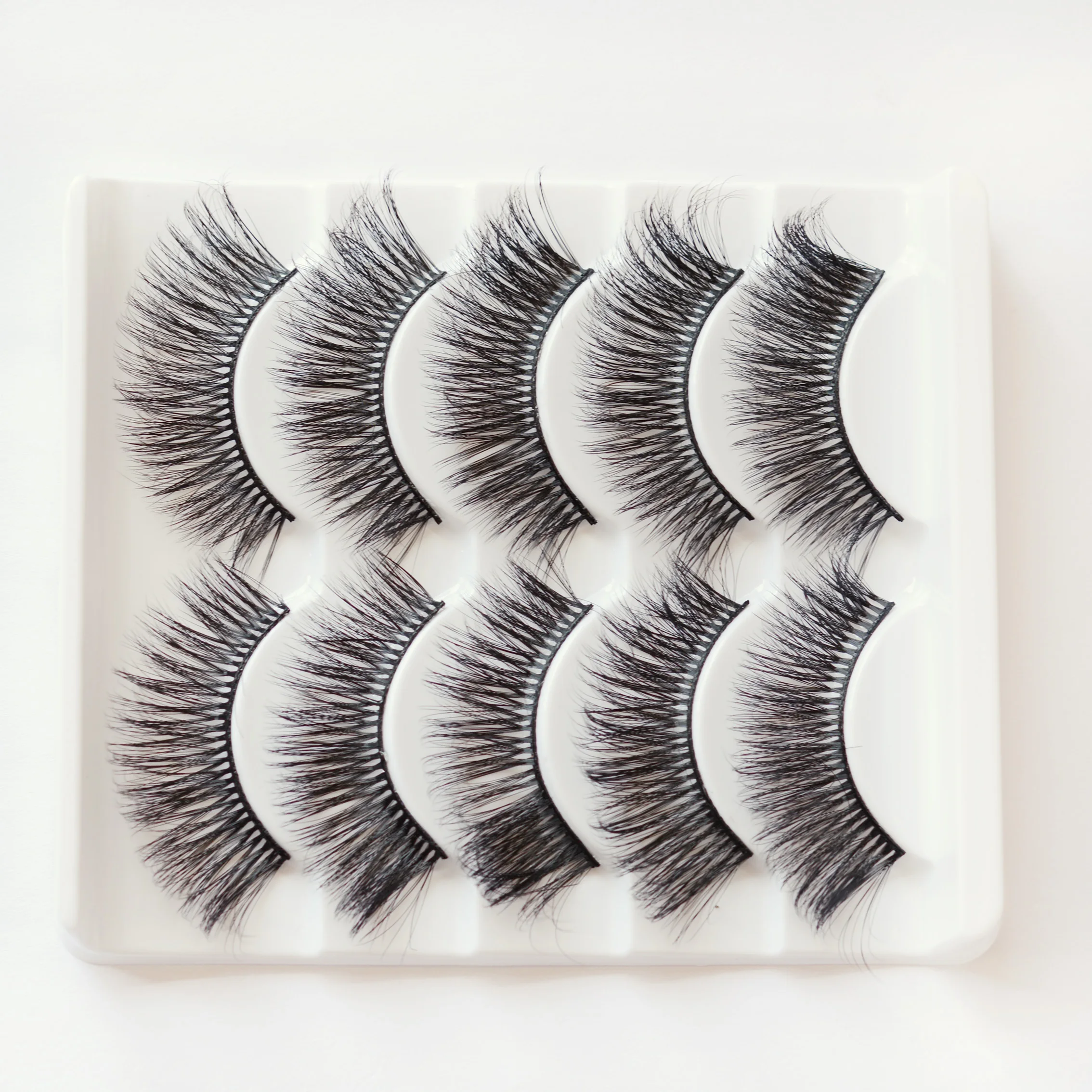 5 пар 3D толстые скрученные ресницы для наращивания Модные женские глаза макияж