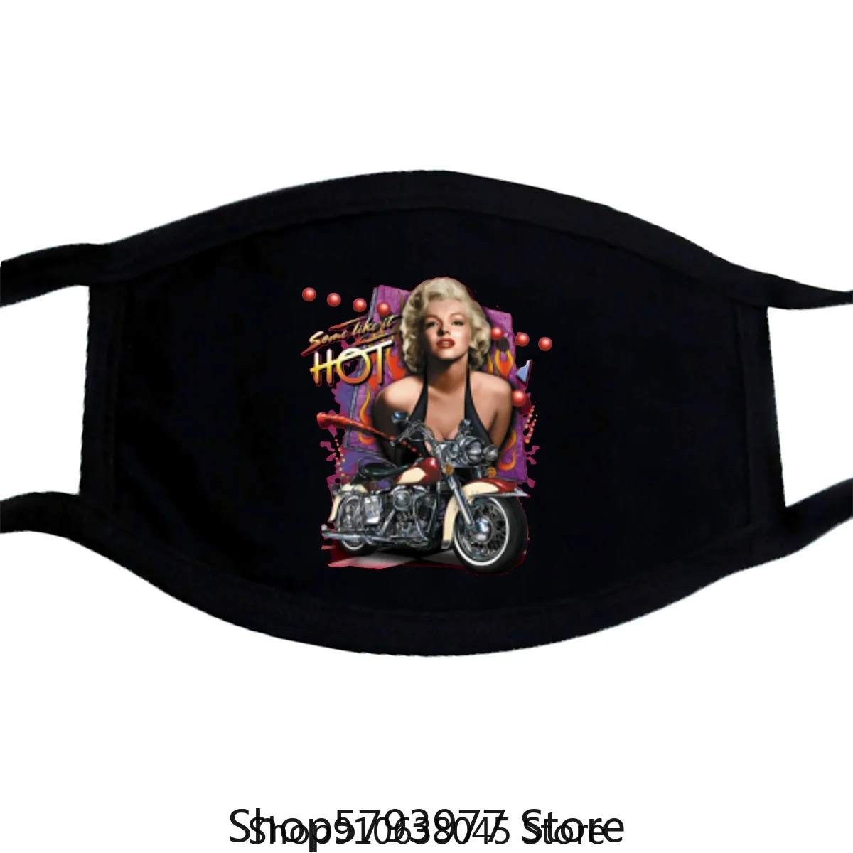 Маска Rotton Hd V Twin Biker Monroe Old School DRUCK Modell Marilyn PM2.5 PM2.5|Мужские маски-балаклавы| |