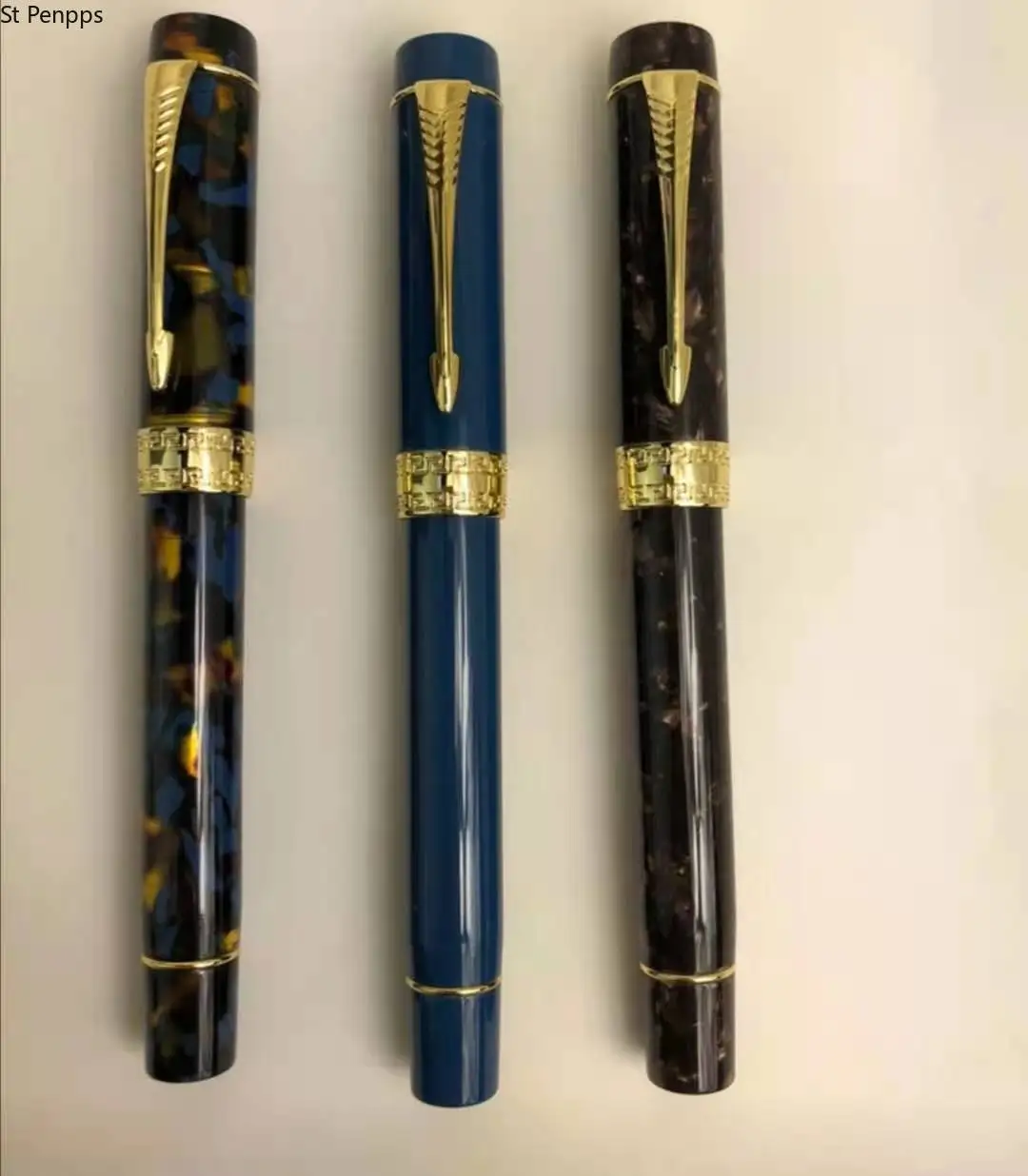 Перьевая ручка из смолы JD чернильная M перо преобразователь наполнитель зажим